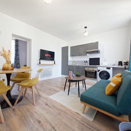 L'Azur - 3 Personnes - Bureau & Wifi Apartment แปร์ปินญอง ภายนอก รูปภาพ