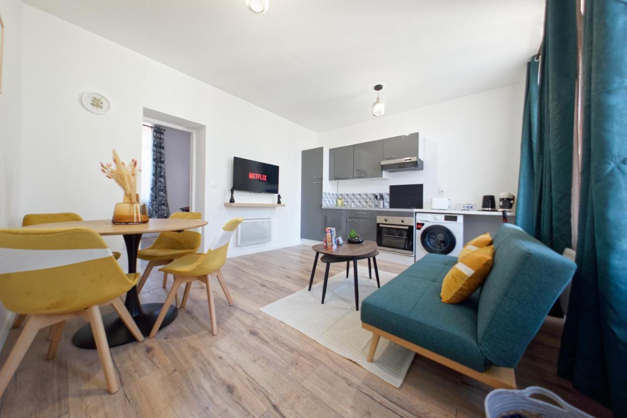 L'Azur - 3 Personnes - Bureau & Wifi Apartment แปร์ปินญอง ภายนอก รูปภาพ