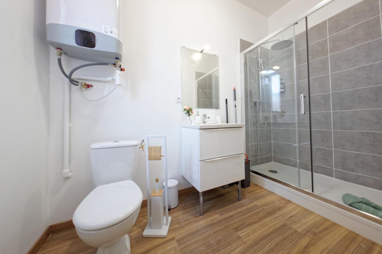 L'Azur - 3 Personnes - Bureau & Wifi Apartment แปร์ปินญอง ภายนอก รูปภาพ